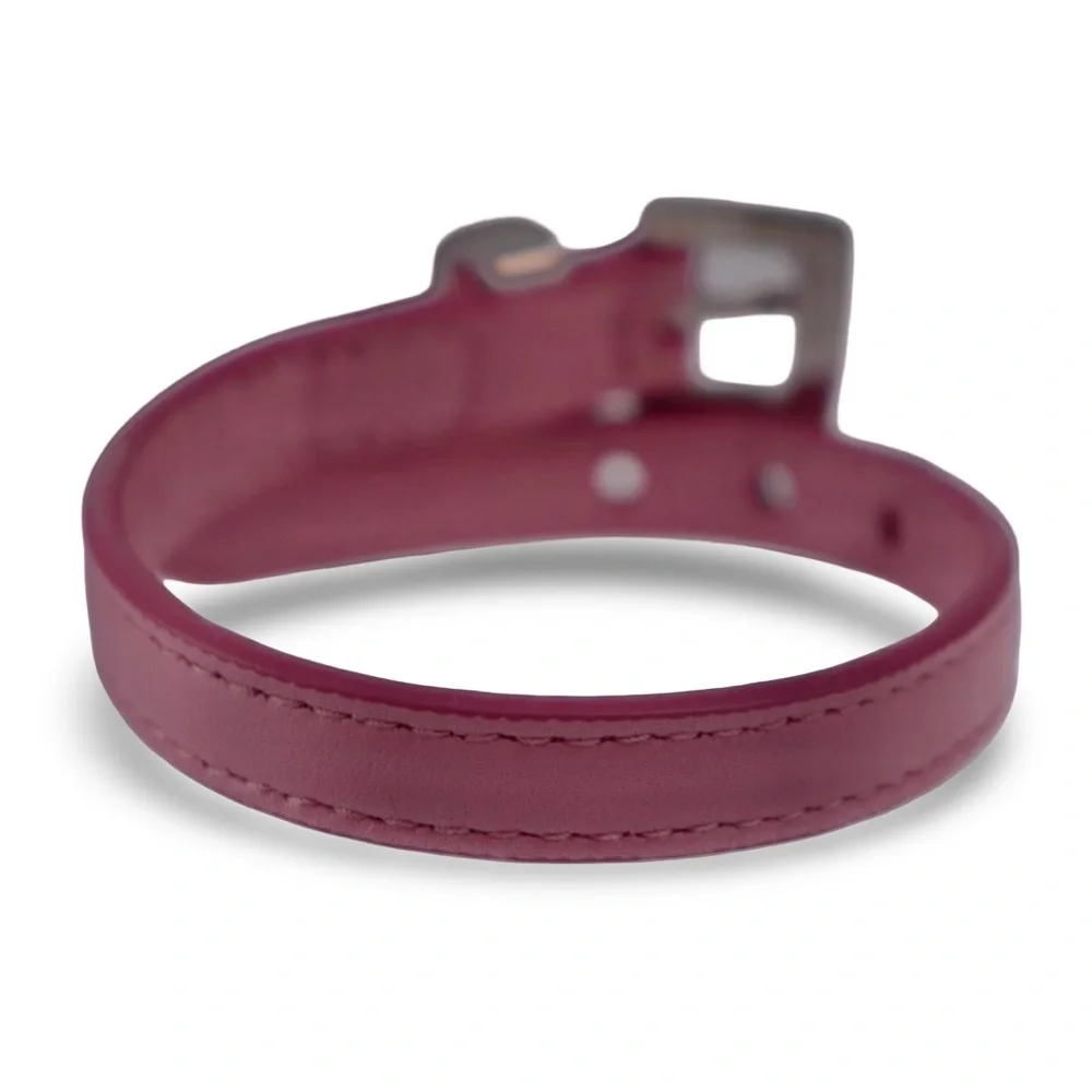Miu Miu Pink Leather Bracelet